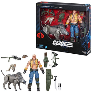 G.I. Joe Classified Series #125, Dreadnok Gnawgahyde and pets Porkbelly & Yobbo 6" Inch Action Figure - Hasbro *IMPORT STOCK*