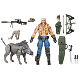 G.I. Joe Classified Series #125, Dreadnok Gnawgahyde and pets Porkbelly & Yobbo 6" Inch Action Figure - Hasbro *IMPORT STOCK*