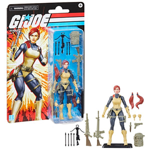 G.I. Joe Classified Series Retro Cardback Scarlett 6" Inch Action Figure - Hasbro *IMPORT STOCK*