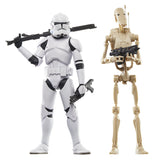 Star Wars The Black Series 6-Inch Phase II Clone Trooper & Battle Droid 6" Inch Action Figures - Hasbro