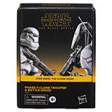 Star Wars The Black Series 6-Inch Phase II Clone Trooper & Battle Droid 6" Inch Action Figures - Hasbro