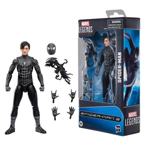 Marvel Legends Series Spider-Man Symbiote Suit (Spider-Man 3) 6" Inch Action Figure - Hasbro