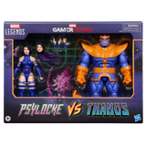 Marvel Legends Series Gamerverse Psylocke vs. Thanos 6" Inch Action Figure 2 Pack - Hasbro