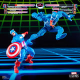 Marvel Legends Series Gamerverse Captain America vs Venom 6" Inch Action Figure 2 Pack - Hasbro