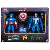Marvel Legends Series Gamerverse Captain America vs Venom 6" Inch Action Figure 2 Pack - Hasbro