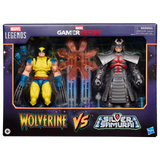 Marvel Legends Series Gamerverse Wolverine vs Marvel's Silver Samurai 6" Inch Action Figure 2 Pack - Hasbro