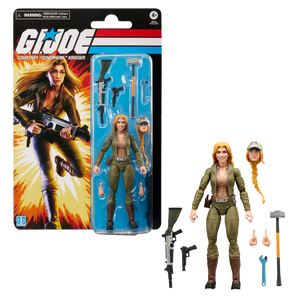 G.I. Joe Classified Series Retro Cardback Courtney “Cover Girl” Krieger 6" Inch Action Figure - Hasbro *IMPORT STOCK*