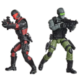 G.I. Joe Classified Series #218, Snake Eyes & Varmint ATV Vs. Stealth Viper & Cobra Stealth Flight Pod (Trubble Bubble) 6" Inch Action Figure - Hasbro