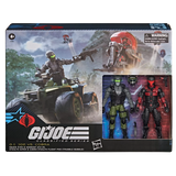 G.I. Joe Classified Series #218, Snake Eyes & Varmint ATV Vs. Stealth Viper & Cobra Stealth Flight Pod (Trubble Bubble) 6" Inch Action Figure - Hasbro