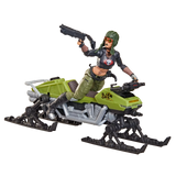 G.I. Joe Classified Series #194, Zanya and Dreadnok Chameleon (Swamp Skier) Vehicle 6" Inch Action Figure - Hasbro