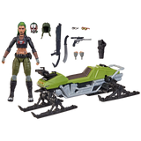 G.I. Joe Classified Series #194, Zanya and Dreadnok Chameleon (Swamp Skier) Vehicle 6" Inch Action Figure - Hasbro