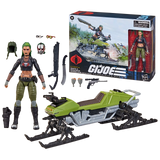 G.I. Joe Classified Series #194, Zanya and Dreadnok Chameleon (Swamp Skier) Vehicle 6" Inch Action Figure - Hasbro