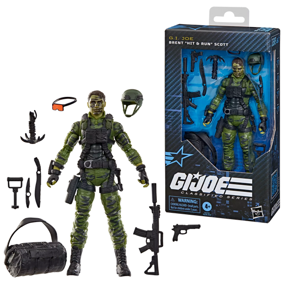G.I. Joe Classified Series #188 Brent Hit & Run Scott 6