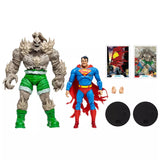 DC Multiverse Superman vs Doomsday Megafig (Gold Label) Action Figure 2 Pack - McFarlane Toys