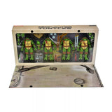 Teenage Mutant Ninja Turtles (Mirage Comics) Leonardo, Raphael, Michelangelo, and Donatello (4-Pack) 7” Scale Action Figure - NECA