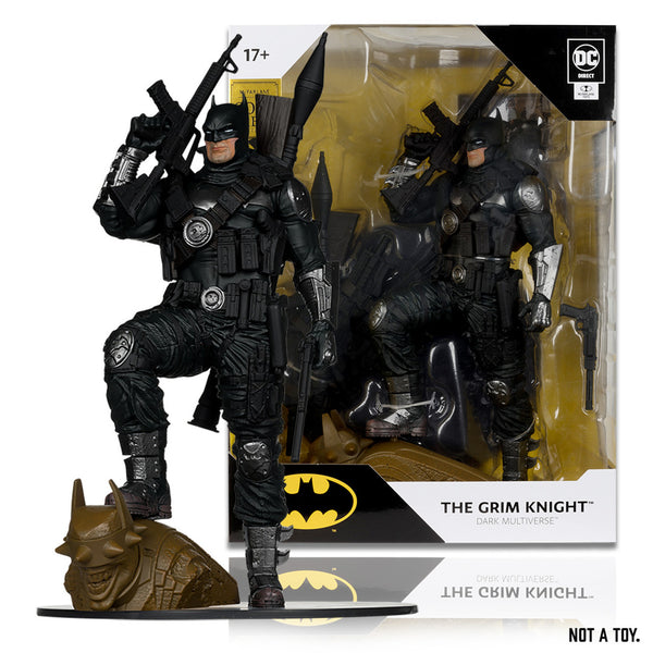 アメコミ McFARLANE TOYS DC Multiverse Grim Knight The Grim Knight (Dark Multiverse) PVC 1:6th Scale Statue Gold