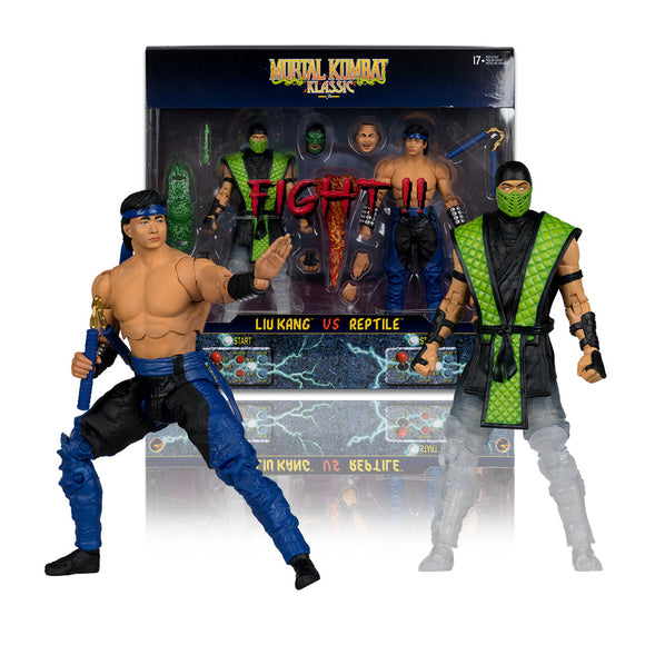 Liu Kang vs Reptile (Mortal Kombat Klassic) Deluxe 2-Pack 7