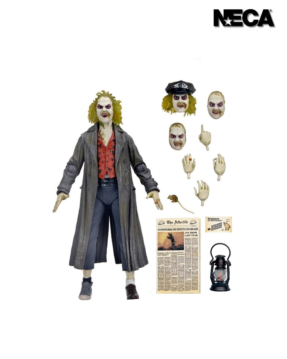 Beetlejuice Ultimate Beetlejuice Tour Guide 7” Scale Action Figure - N ...