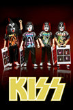 KISS x Ben Cooper Costume Kids Collection - The Starchild, The Demon, The Spaceman & The Catman Costumed Action Figure Bundle 6" Inch Action Figure Bundle - NECA