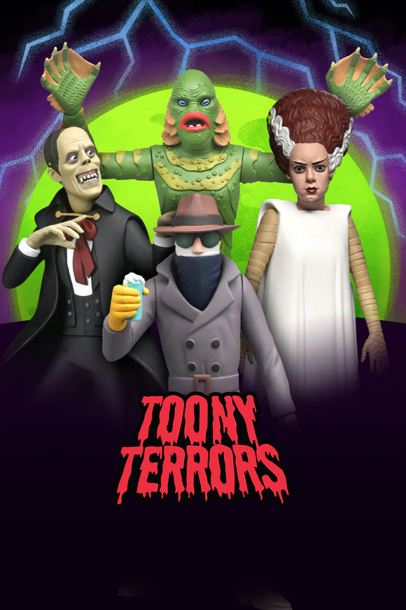 Toony Terrors Series 12 Bundle (Invisible Man, Bride of Frankenstein, Creature, & Phantom) 6