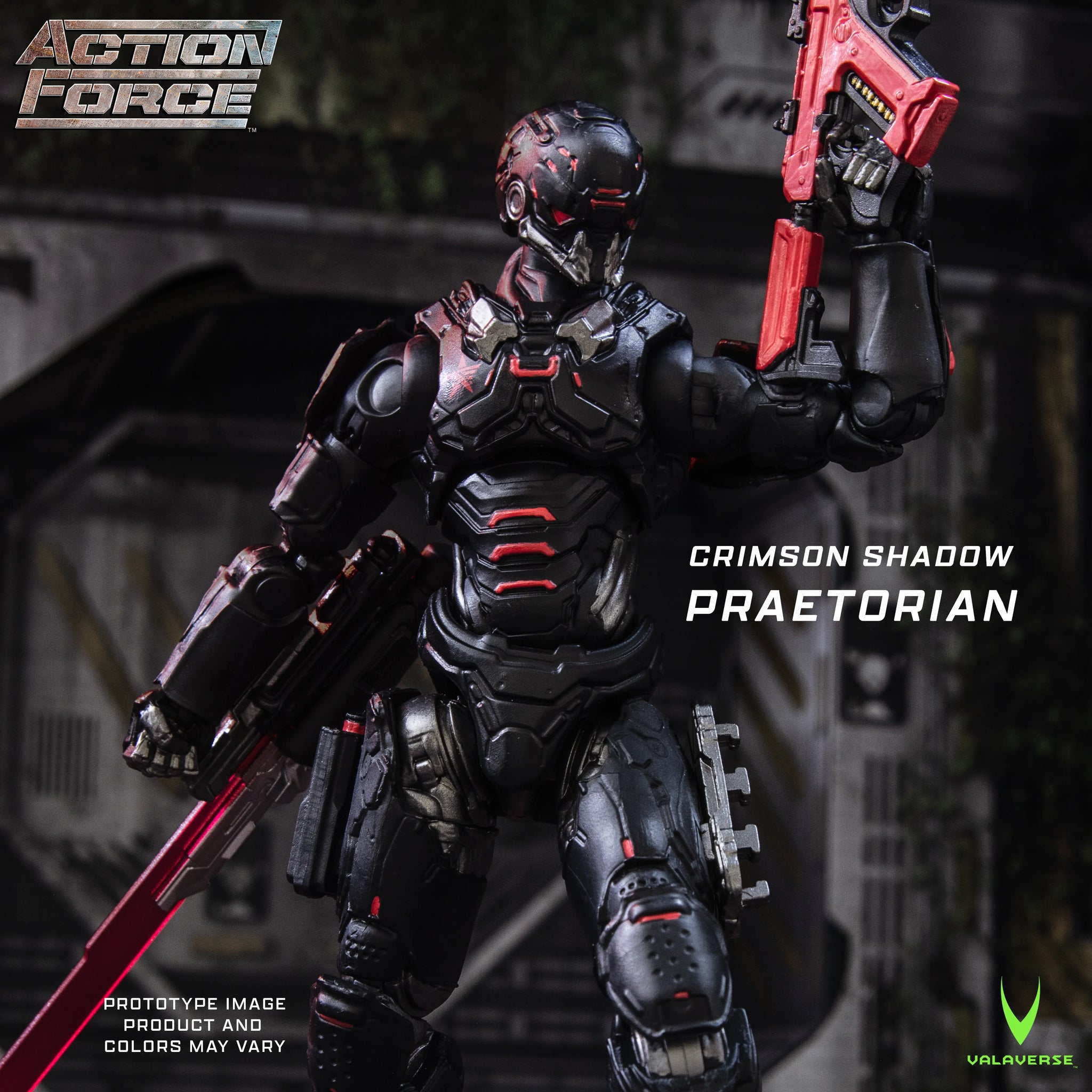 valaverse アクションフォース　praetorians プレトリアン Action Force Series 5 Crimson Shadow Praetorian 1/12 Scale Action