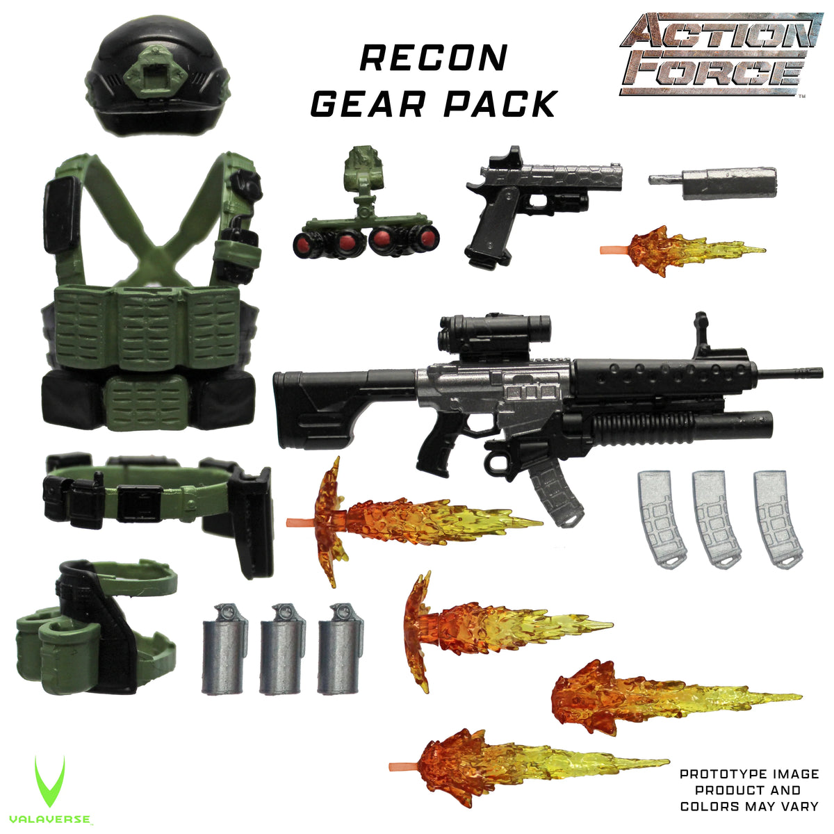 Action Force Series 5 Recon Gear 1/12 Scale Accessory Set - Valaverse ...