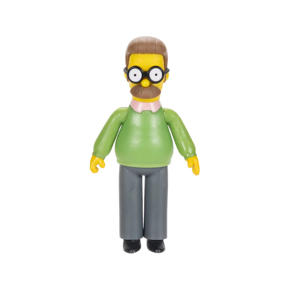 Simpson Props The Simpsons Ned Flanders 2 1/2-inch Scale Action Figure - Jakks Pacif ...