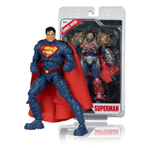 Superman wComic (DC Page Punchers Ghosts of Krypton) 7" Inch Scale Action Figure - McFarlane Toys