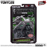 Page Punchers: Teenage Mutant Ninja Turtles Leonardo (Black, White, and Green Variant) 5" Figure w/Comic - McFarlane Toys