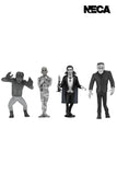 Universal Monsters - Toony Terrors Silver Screen Edition (Series 10) (Set of 4) 6” Scale Action Figures - NECA