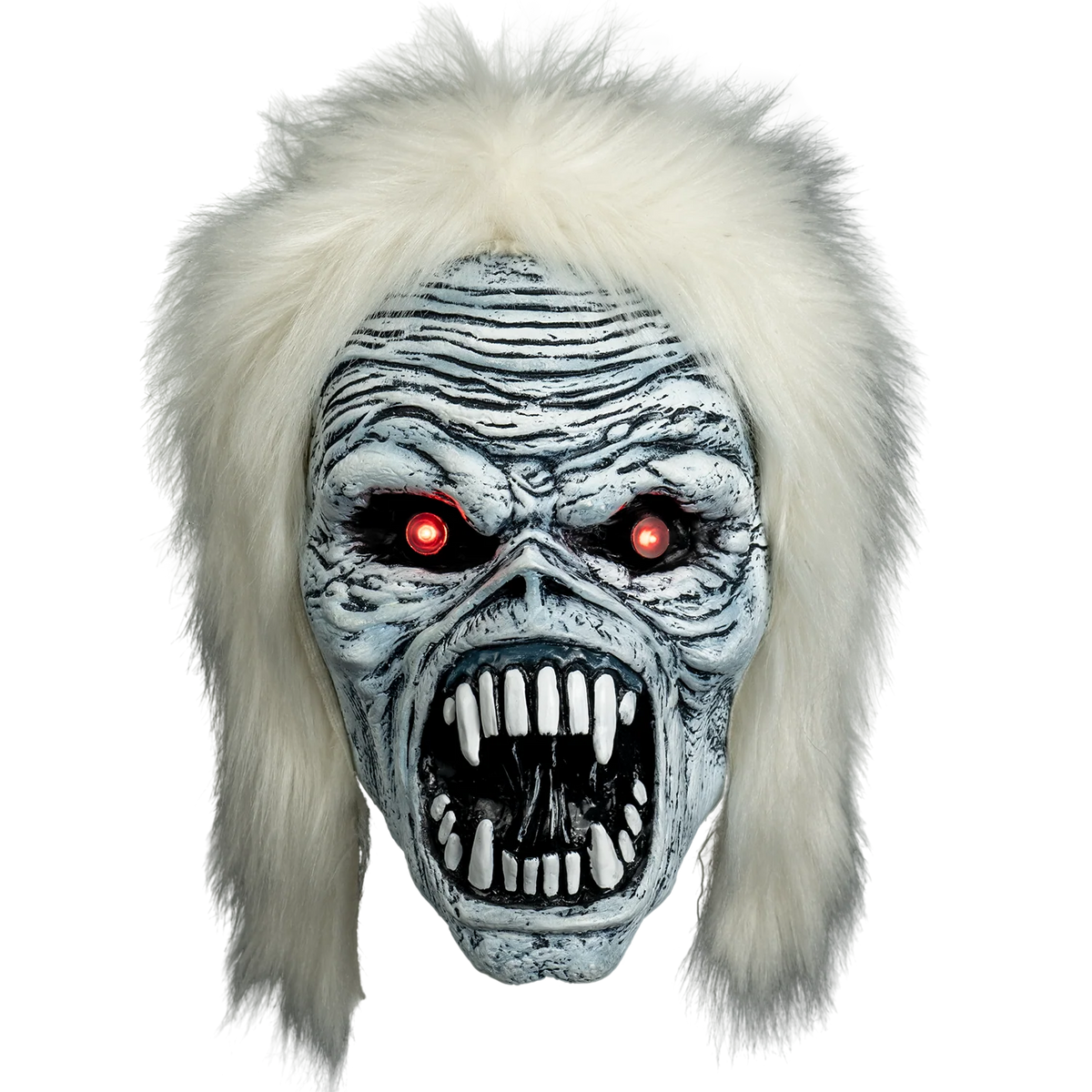 Iron Maiden - Bass Beast Mask with Light Up Eyes (Vinyl) - Trick Or Tr ...