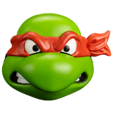 Teenage Mutant Ninja Turtles - Raphael Retro Mask - Trick Or Treat Studios