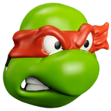 Teenage Mutant Ninja Turtles - Set of 4 Retro Masks - Trick Or Treat Studios