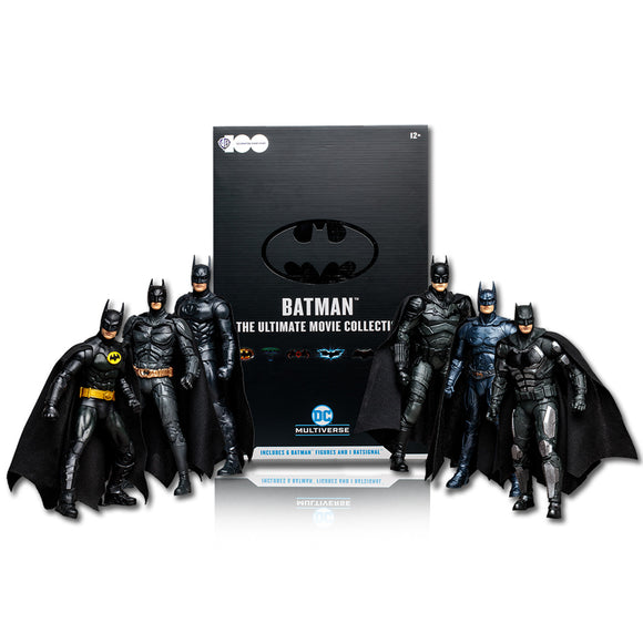 DC Multiverse Batman The Ultimate Movie Collection (WB 100 DC Multiverse) 6-Pack 7