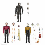 Star Trek: The Next Generation Ultimates Wave 1 (Commander Riker, Lieutenant Commander Data & Locutus Of Borg) 7" Inch Scale Action Figures - Super7