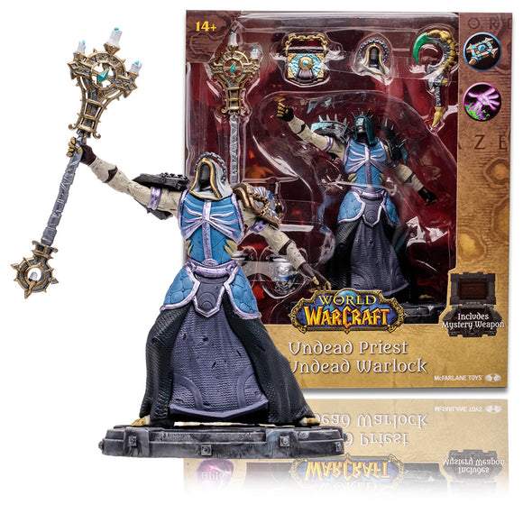 Undead Priest/Warlock: Epic (World of Warcraft) 1:12 Scale Posed Figure - McFarlane Toys