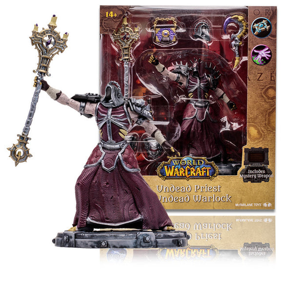 Undead Priest/Warlock: Rare (World of Warcraft) 1:12 Scale Posed Figure - McFarlane Toys