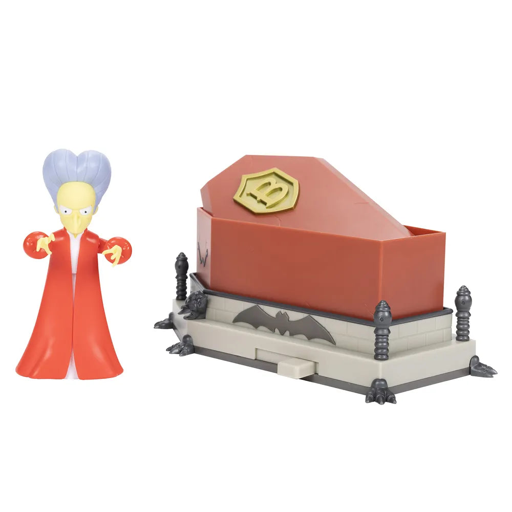 Simpson Props The Simpsons Vampire Mr. Burns Premium 5 inch Scale Action Figure - Ja ...