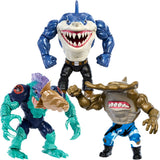 Street Sharks 30th Anniversary (Wave 1 - Full Set) (3 Figures) 6" Scale Action Figures - Mattel