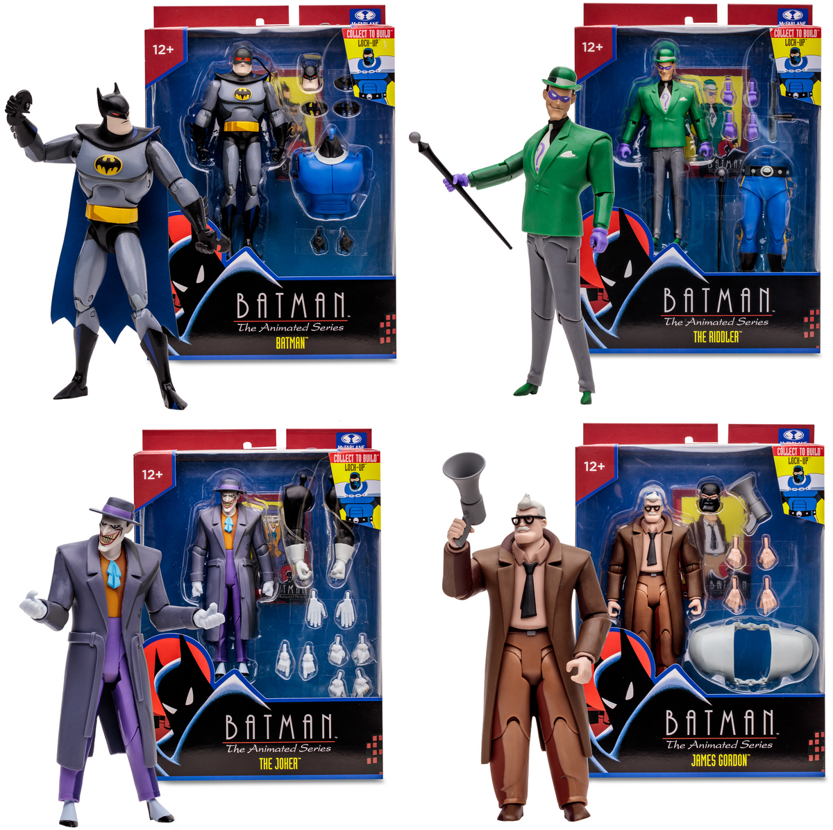 DC Comics Batman The Animated Series: Wave 2 Set (Lock-Up BAF) 7" Inch ...