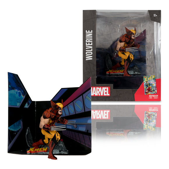 Marvel Collection Wolverine (X-Men #1) 1:10th Scale Posed Figure w/Scene - McFarlane Toys *SALE!*