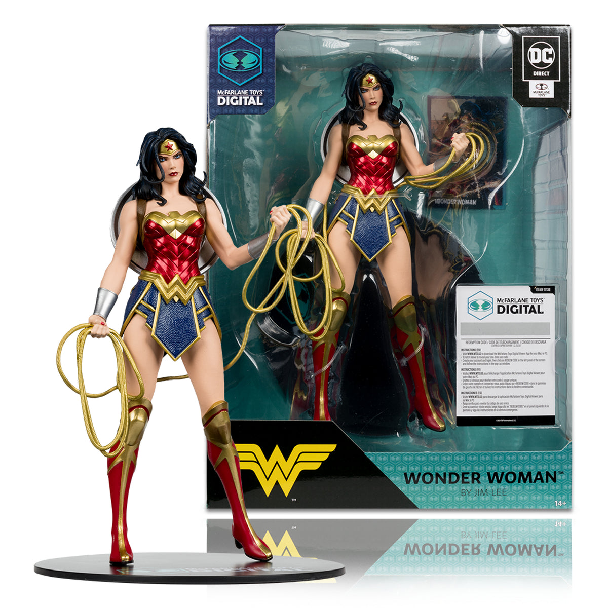DC Collectibles ~ BLUELINE WONDER WOMAN ACTION FIGURE (Jim Lee Designer Series DC Collectibles ~ BLUELINE WONDER WOMAN ACTION FIGURE (Jim Lee Designer Series