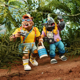 Teenage Mutant Ninja Turtles Cartoon Vacation Bebop and Rocksteady 7" Inch Scale Action Figure 2 Pack - NECA
