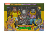 Teenage Mutant Ninja Turtles Cartoon Vacation Bebop and Rocksteady 7" Inch Scale Action Figure 2 Pack - NECA