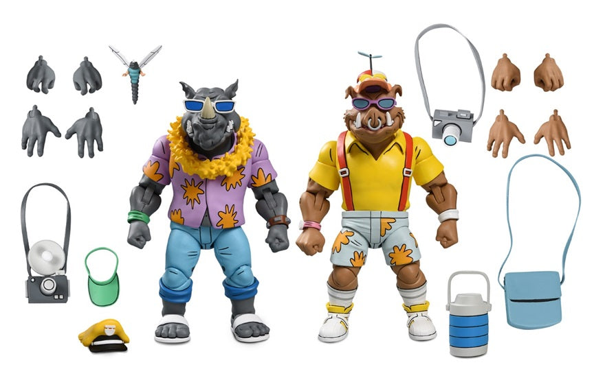 Teenage Mutant Ninja Turtles Cartoon Vacation Bebop and Rocksteady