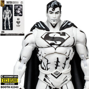 DC Multiverse Superman Rebirth Sketch Edition (Gold Label) 7" Inch Scale Action Figure - McFarlane Toys (SDCC Entertainment Earth Exclusive)