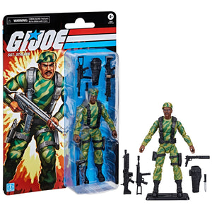 G.I. Joe Classified Series Retro Cardback Sgt. Stalker 6" Inch Action Figure - Hasbro *IMPORT STOCK*