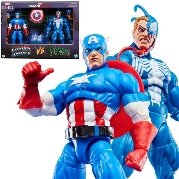 Marvel Legends Series Gamerverse Captain America vs Venom 6