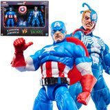 Marvel Legends Series Gamerverse Captain America vs Venom 6" Inch Action Figure 2 Pack - Hasbro