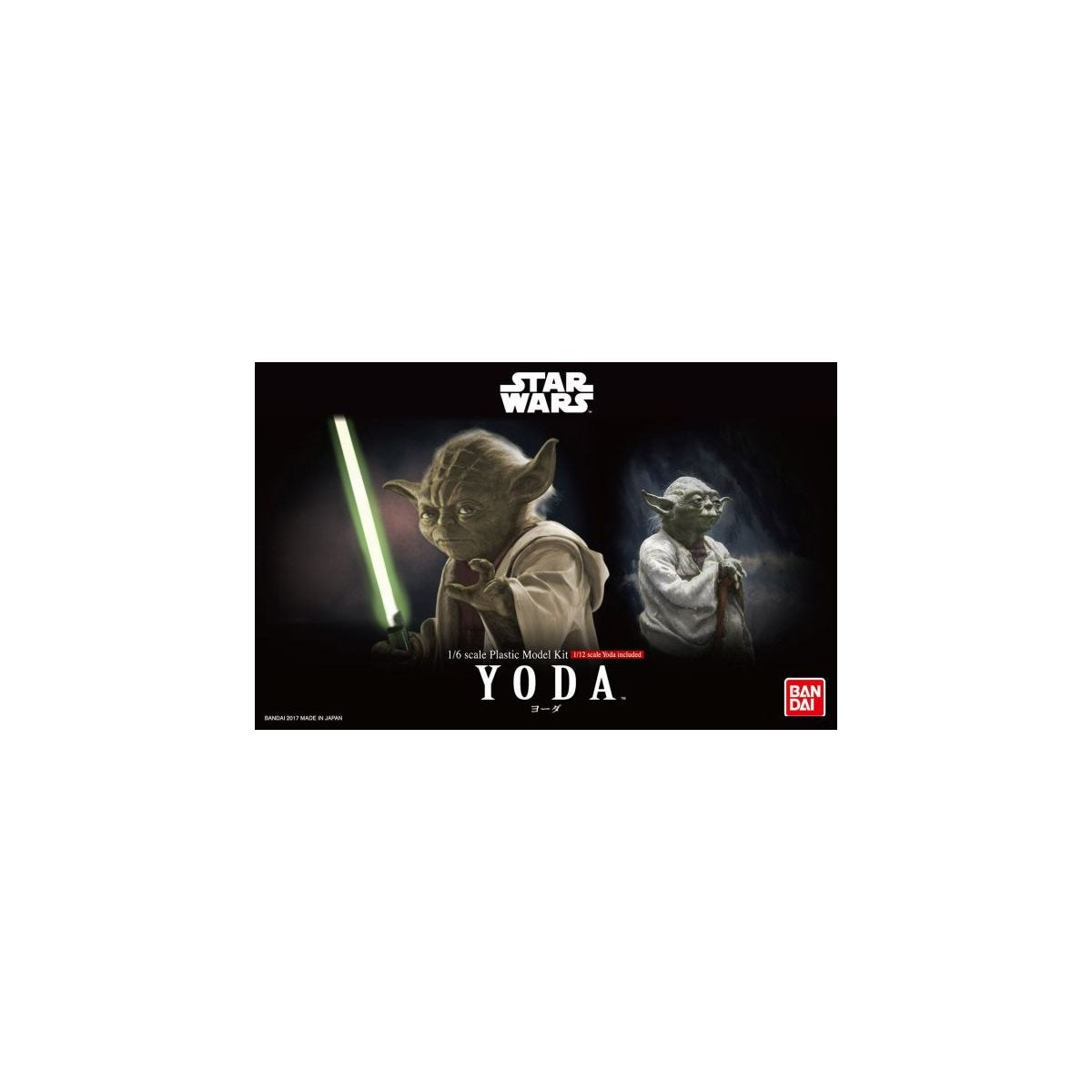 Star Wars Yoda 1:6 & 1:12 Scale Model Kit (2 Pack) - Bandai